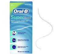 Oral-B Super Floss, 50 brins prédécoupés Menthe - Lot de 3