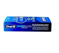 Oral B Superfloss Fil dentaire pour enlever la plaque dentaire et le tartre, extrémité renforcée ou centre moelleux pour les espaces étroits et larges, pour le nettoyage des appareils dentaires et des