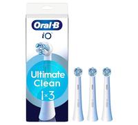 Oral-B Têtes de rechange iO Series Ultimate Clean, têtes rondes originales, poils CrissCross, retrait de la plaque, 3