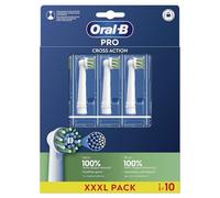 Braun Têtes de rechange pour brosse à dents électrique Oral-B Pro Cross Action – 10 pièces