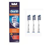 Oral-B TriZone RARE LOT DE 3 TÊTES Élimine la plaque dentaire dents sensibles