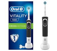Oral-B Vitality 100 CrossAction Adulte Brosse à dents rotative oscillante Noir, Blanc