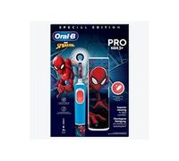 Oral-B Vitality Pro Kids Spiderman Enfant Brosse à dents rotative oscillante Bleu, Rouge