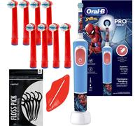 Brosse à dents électrique Oral-B Vitality Pro 103 Spiderman + 8 embouts de...