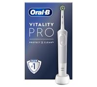 Oral-B Vitality Pro Brosse À Dents Électrique Blanche, 1 Brossette
