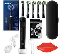Oral-B Vitality Pro D103 Black + 4x Oral-B Cross Action tip EB50BK BLACK + accessoires