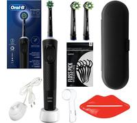Oral-B Vitality Pro D103 Noir Brosse à dents électrique CrossAction 2 pces