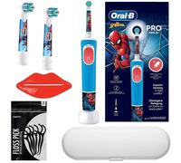 Oral-B Vitality Pro D103 Spiderman Brosse À Dents + 2 Oreillettes + Étui Extras