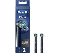 Oral-B | Wymienne główki szczoteczki do zębów | EB50BRX-4 Cross Action | Główki | Dla dorosłych | Liczba główek szczoteczki w zestawie 4 | Czarny