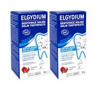 Oral Care Dentifrice Solide Antiplaque - Lot de 2 - 60 Pastilles par Boîte - Fraîcheur Intense - Extrait de Grenade