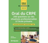 Oral crpe 200 questions sur situations professionnelles - Ecole primaire 2019: concours enseignant MASTER MEEF ESPE