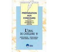 Oral de categorie b (l') EDITIONS ESKA (Auteur)