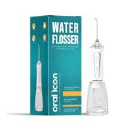 Oral Icon® Hydropulseur électrique Technologie GumGentle+™ 5 niveaux de pression Réservoir d'eau 300 ml Sans fil IPX7 étanche 5 embouts dentaires