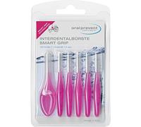 Oral Prevent Smart Grip 1.30 mm Violet, Lot de 2 brossettes interdentaires (2 x 6 pièces)