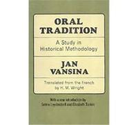 Oral Tradition Jan Vansina (Auteur)