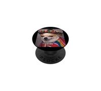 Órale Drôle Espagnol Chihuahua Sombrero Flou Chien Meme PopSockets PopGrip Adhésif