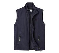 Oralidera Homme Gilet de Plein Air Photographier Veste de Loisirs Veste de Sport De Voyage Gilet de Pêche Extérieur Veste Sans Manche, Bleu, XXL