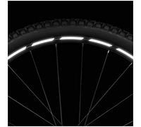 Oralite Technology K134 Lot de 40 autocollants réfléchissants, pour jantes/casques de vélo, roues, noirs, pour la sécurité