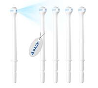 Oralphi Têtes de rechange pour Waterpik, technologie de brume douce pour les gencives sensibles, pointes de rechange pour hydropulseur Waterpik, pulvérisation large à 70 ° pour un nettoyage en