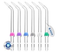 Oralphi Têtes de rechange pour Waterpik Waterpik, embouts de rechange pour hydropulseur Waterpik, adaptés aux accessoires Waterpik, embouts de rechange pour OD-100E (6 embouts orthodontiques)