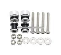 ORAMAI Kit de matériel d'amarrage for Moto Compatible avec Harley Softail Fat Boy Heritage Springer Night Train Amovible Sissy Bar Solo Rack 2000-Up