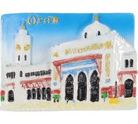 Oran Algérie Aimant de réfrigérateur souvenir de voyage Décoration 3D magnétique