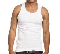 ORANDESIGNE Débardeur Homme Couleur Unie Tee Shirt Respirant Été Sport Gym T-Shirt Musculation sans Manche Sudation Gilets de Sport Maillots de Corps Fitness Casual Grande Taille A Blanc L