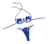 ORANDESIGNE Femme Faux Cuir Corset Robe Corsage Gothique Steampunk Dentelle Lingerie Bustiers Club Vêtements Corset Goth Bustier O Bleu L