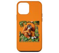 Orang-outan en fruits - Sauvons la forêt, sauvons nos amis Coque pour iPhone 12 mini