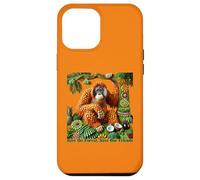 Orang-outan en fruits - Sauvons la forêt, sauvons nos amis Coque pour iPhone 12 Pro Max