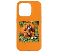 Orang-outan en fruits - Sauvons la forêt, sauvons nos amis Coque pour iPhone 15 Pro