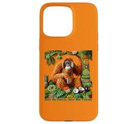 Orang-outan en fruits - Sauvons la forêt, sauvons nos amis Coque pour iPhone 15 Pro Max