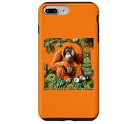 Orang-outan en fruits - Sauvons la forêt, sauvons nos amis Coque pour iPhone 7 Plus/8 Plus