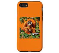 Orang-outan en fruits - Sauvons la forêt, sauvons nos amis Coque pour iPhone SE (2020) / 7 / 8
