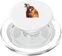 Orang-outan Grand Singe Bornéen Intelligent Primate Wildlife PopSockets PopGrip pour MagSafe