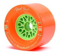 Orangatang Dad BOD Lot de 4 Roues de Longboard et Skateboard électrique 105 mm 80a Orange