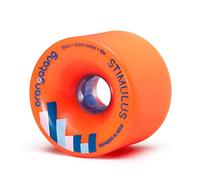 Orangatang Stimulus Lot de 4 Roues de Longboard Freeride 70 mm 80a Orange
