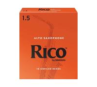 D'Addario Anches pour saxophone alto Rico Orange 1.5 - Pack de 10