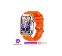(Orange) 2025 Nouvelle montre intelligente GPS pour adultes Appel Bluetooth Surveillance de la condition physique