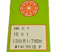 Orange Aiguilles pour machine à coudre taille 14, HOBP-90