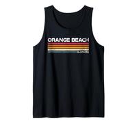Orange Beach Alabama Retro Stripes Bali Island Débardeur