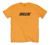 Orange Billie Eilish Racer Logo Autorisé T-shirt Hommes