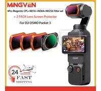(Orange Bundle2)Ensemble de filtres magnétiques ND/CPL/VND/UV,pour DJI OSMO Pocket,3,6 pièces CPL,volontairement 8,volontairement 16,volontairement 32,volontairement 64,volontairement 128