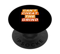 Orange Can't Cheat The Grind Graphique orange PopSockets PopGrip Adhésif
