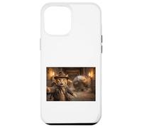 Orange Cat Archeologist Boulder Run Ancient Temple Cadeau Tee Coque pour iPhone 12 Pro Max