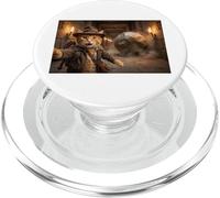 Orange Cat Archeologist Boulder Run Ancient Temple Cadeau Tee PopSockets PopGrip pour MagSafe