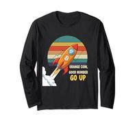 Orange Coin Number Go Up haussier crypto hype tendance bitcoin Manche Longue