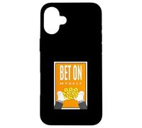 Orange Color Bet on Myself v2 Orange Graphic Coque pour iPhone 16 Plus
