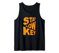 Orange Color Stay Low-Key Orange Graphic Débardeur