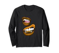 Orange Color Talk That-x2 Orange Graphic Manche Longue